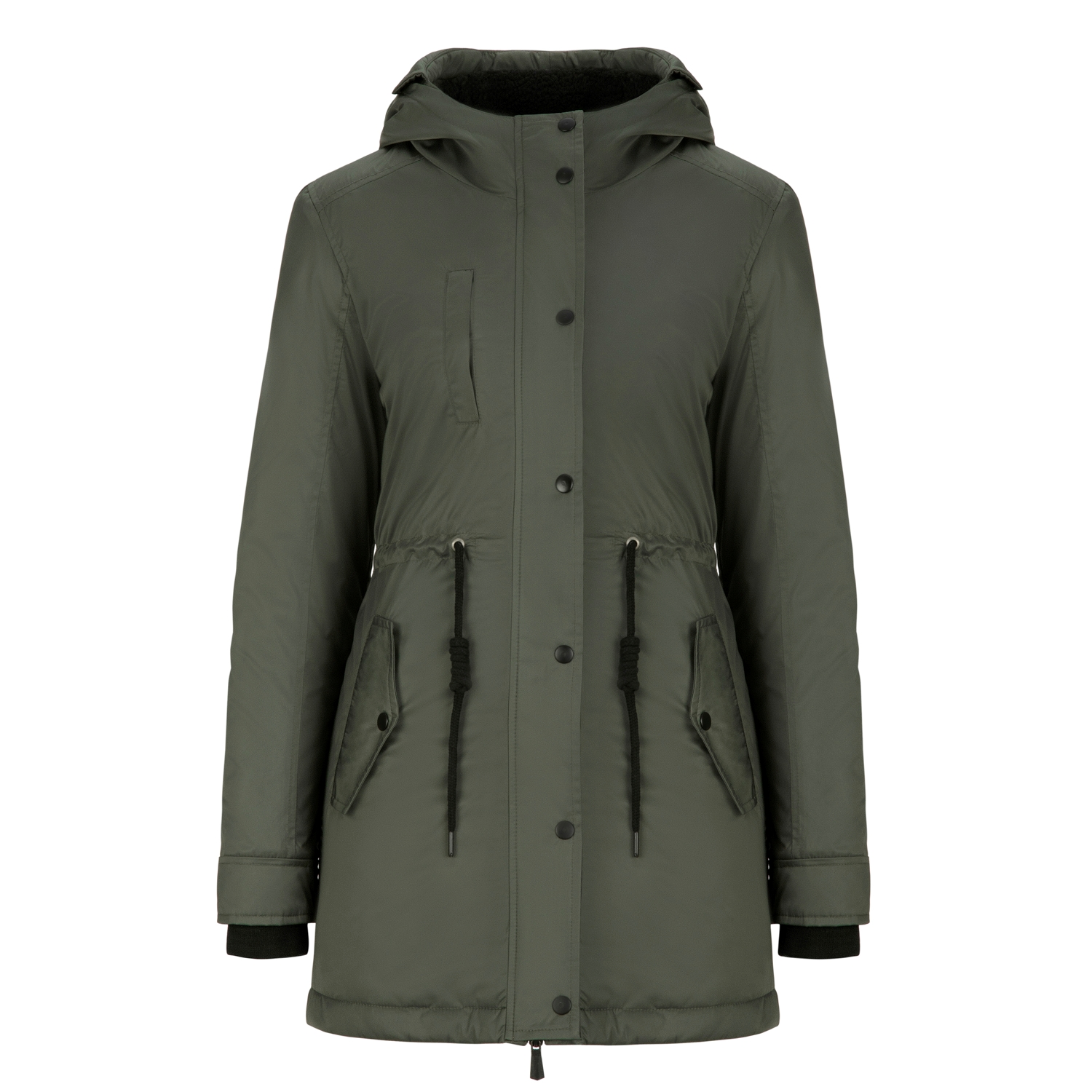 CEP DETAYLI KAPÜŞONLU MONT