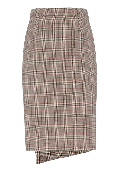  EKOSE DESENLİ MİDİ BOY PAMUKLU ETEK