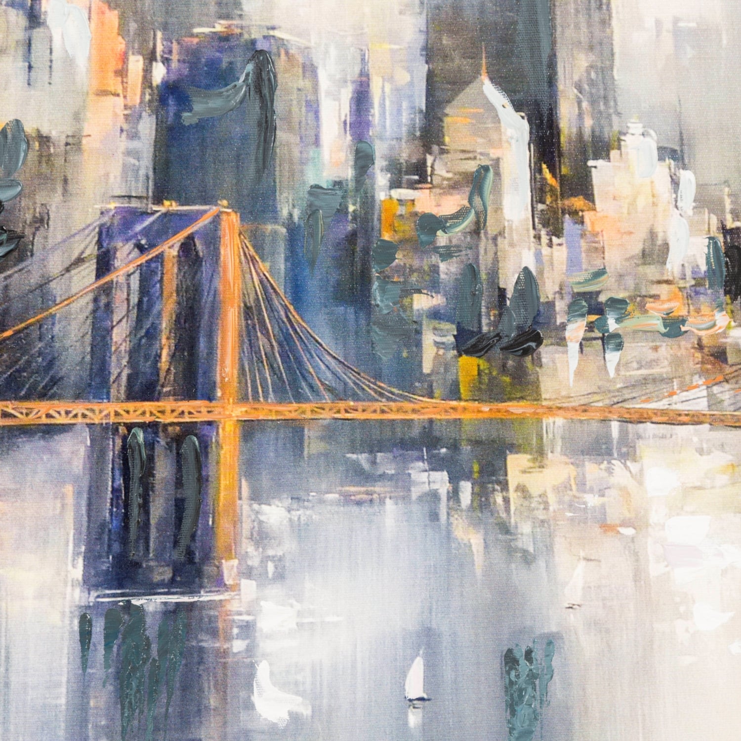 BRIDGE YAĞLI BOYA TABLO 80X80 CM