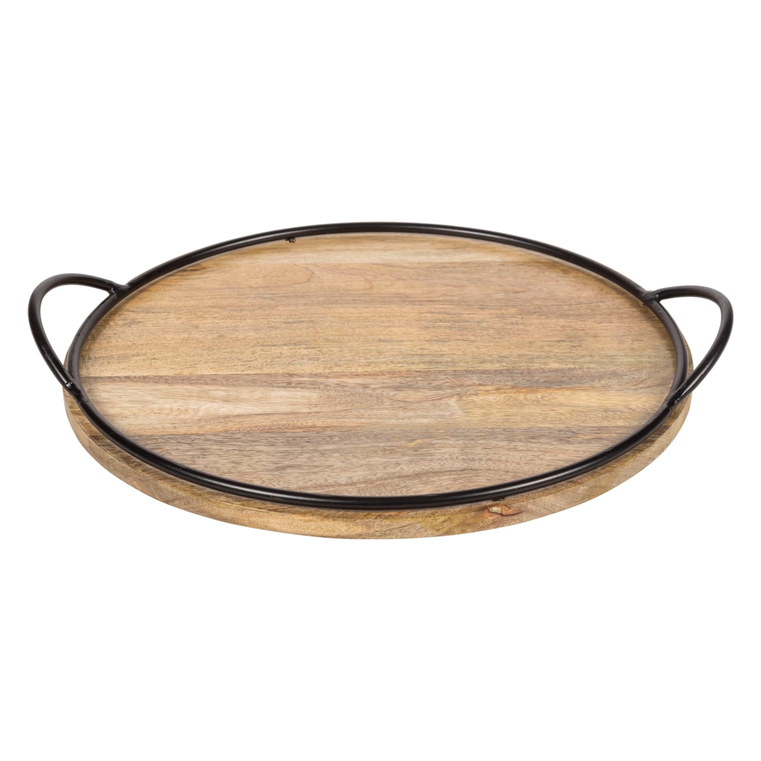 FLAT DEKORATİF AHŞAP TEPSİ 45 CM