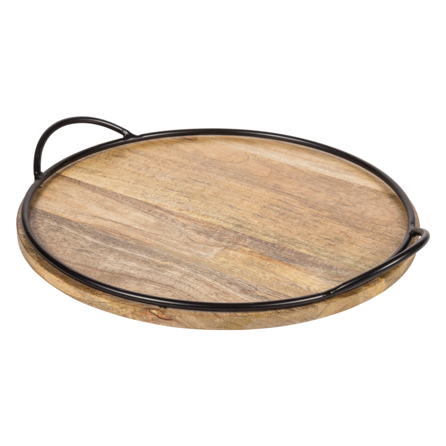 FLAT DEKORATİF AHŞAP TEPSİ 45 CM