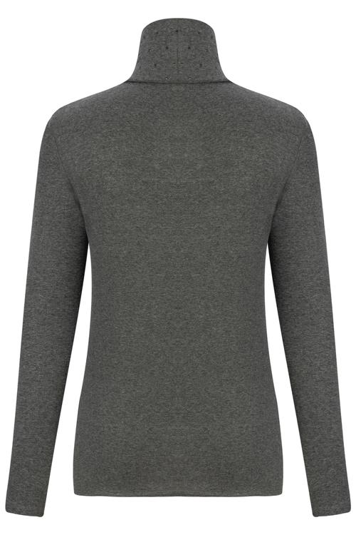  TAŞ İŞLEMELİ BALIKÇI YAKA BLUZ