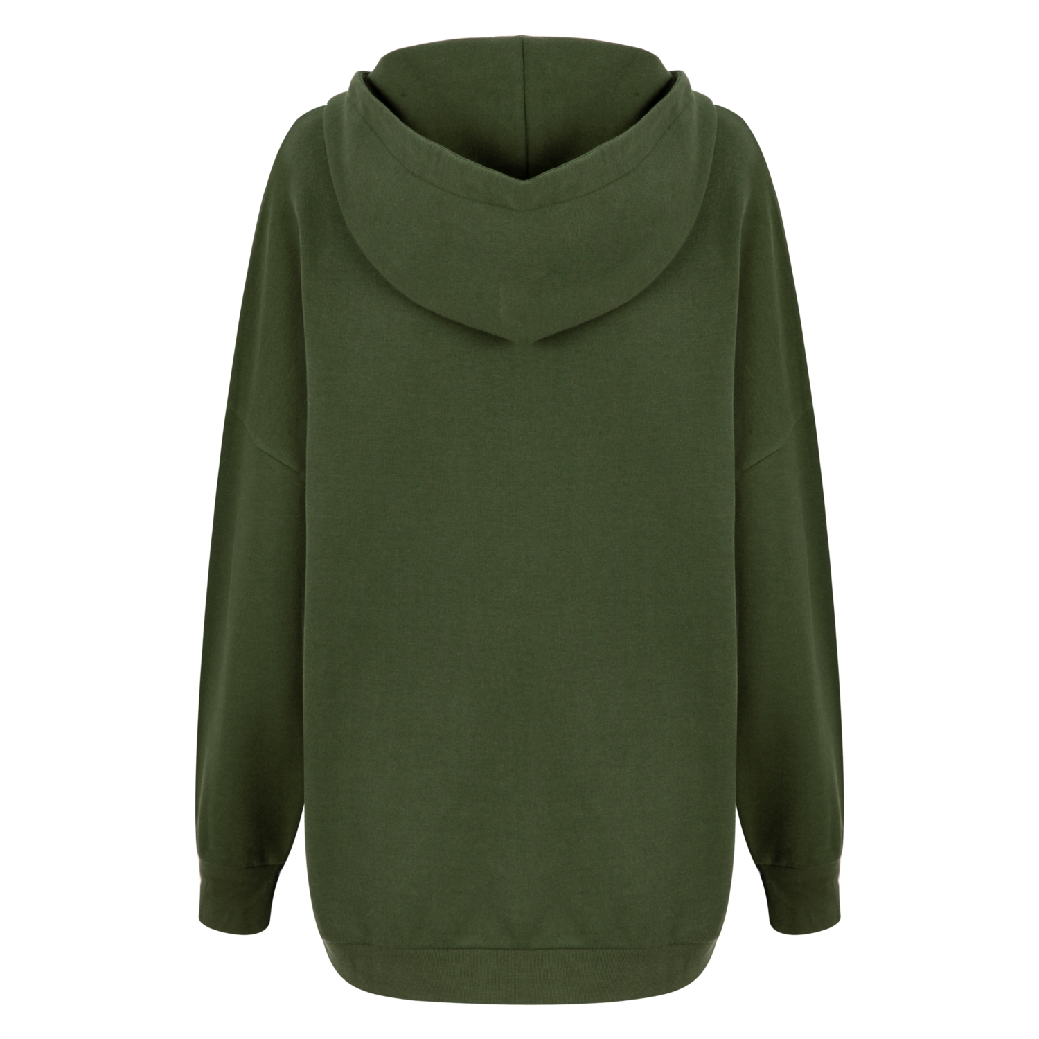 BASKILI KAPÜŞONLU ÖRME SWEATSHIRT