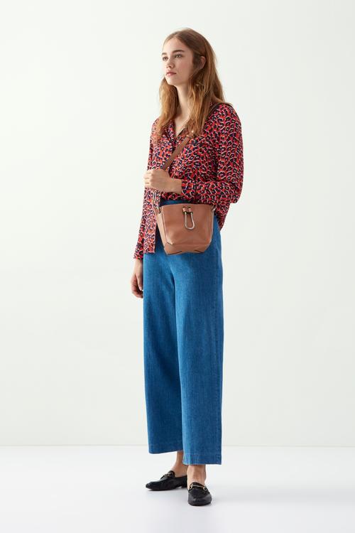  LEOPAR DESENLİ REGULAR CASUAL GÖMLEK