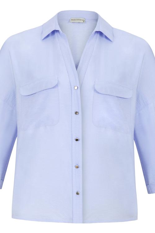  3/4 KOL CEP DETAYLI REGULAR GÖMLEK