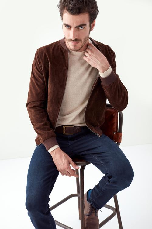  SÜET GÖRÜNÜMLÜ BOMBER CEKET