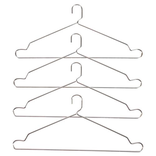  CHROME ELBİSE ASKISI 4'LÜ