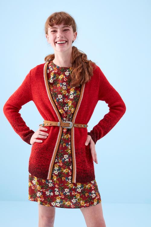  ŞERİTLİ AÇIK YAKA UZUN HIRKA