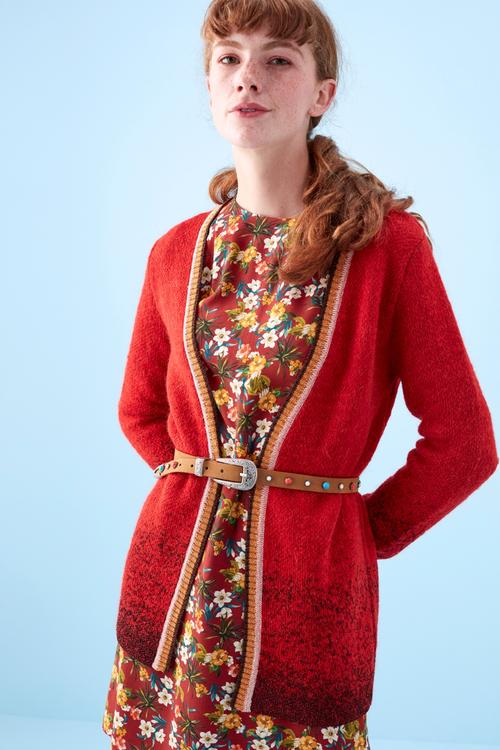  ŞERİTLİ AÇIK YAKA UZUN HIRKA