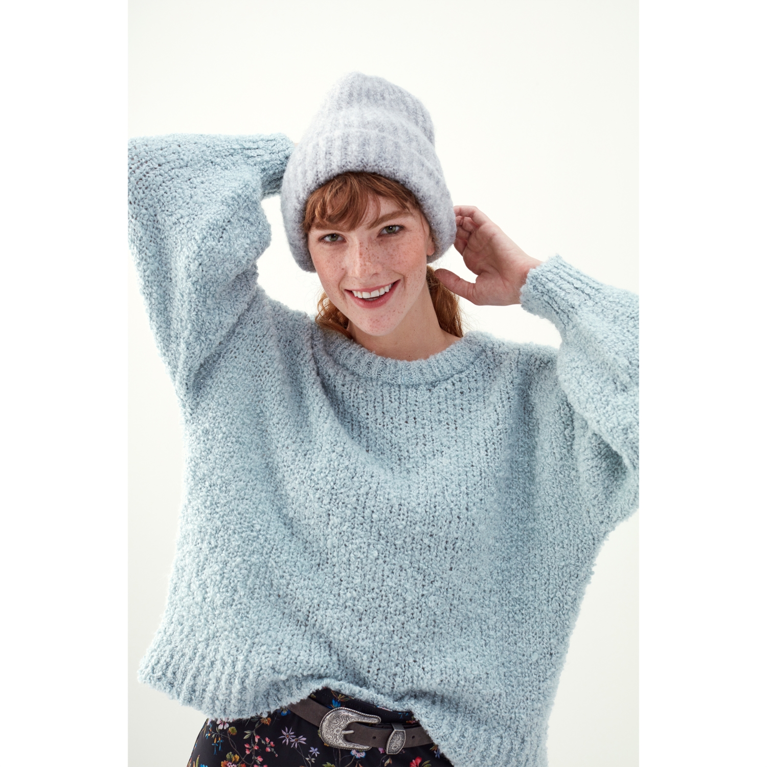 BİSİKLET YAKA YÜN KAZAK