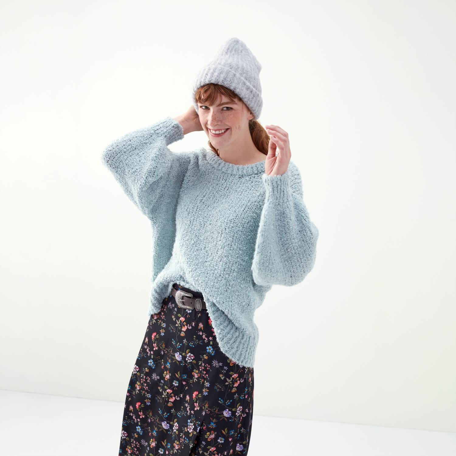 BİSİKLET YAKA YÜN KAZAK