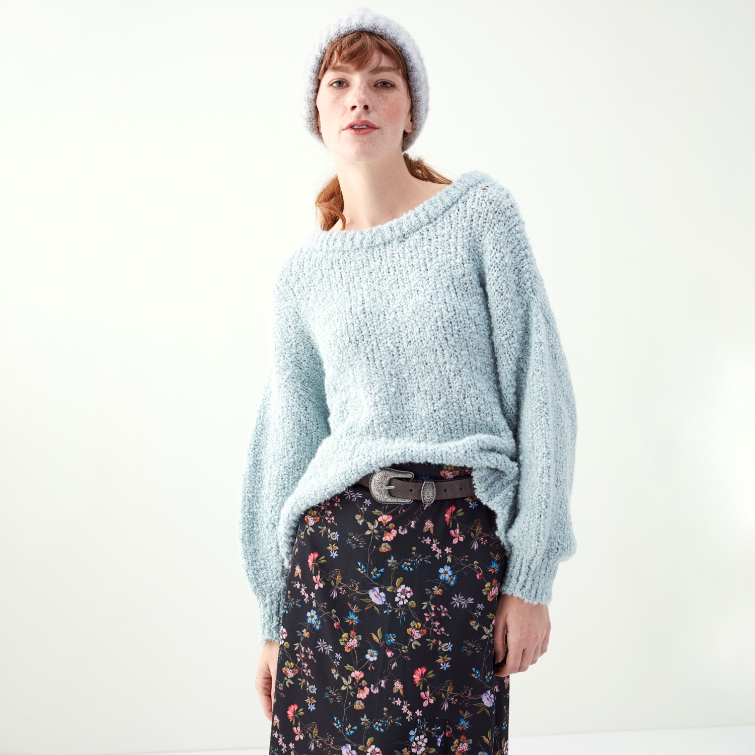 BİSİKLET YAKA YÜN KAZAK