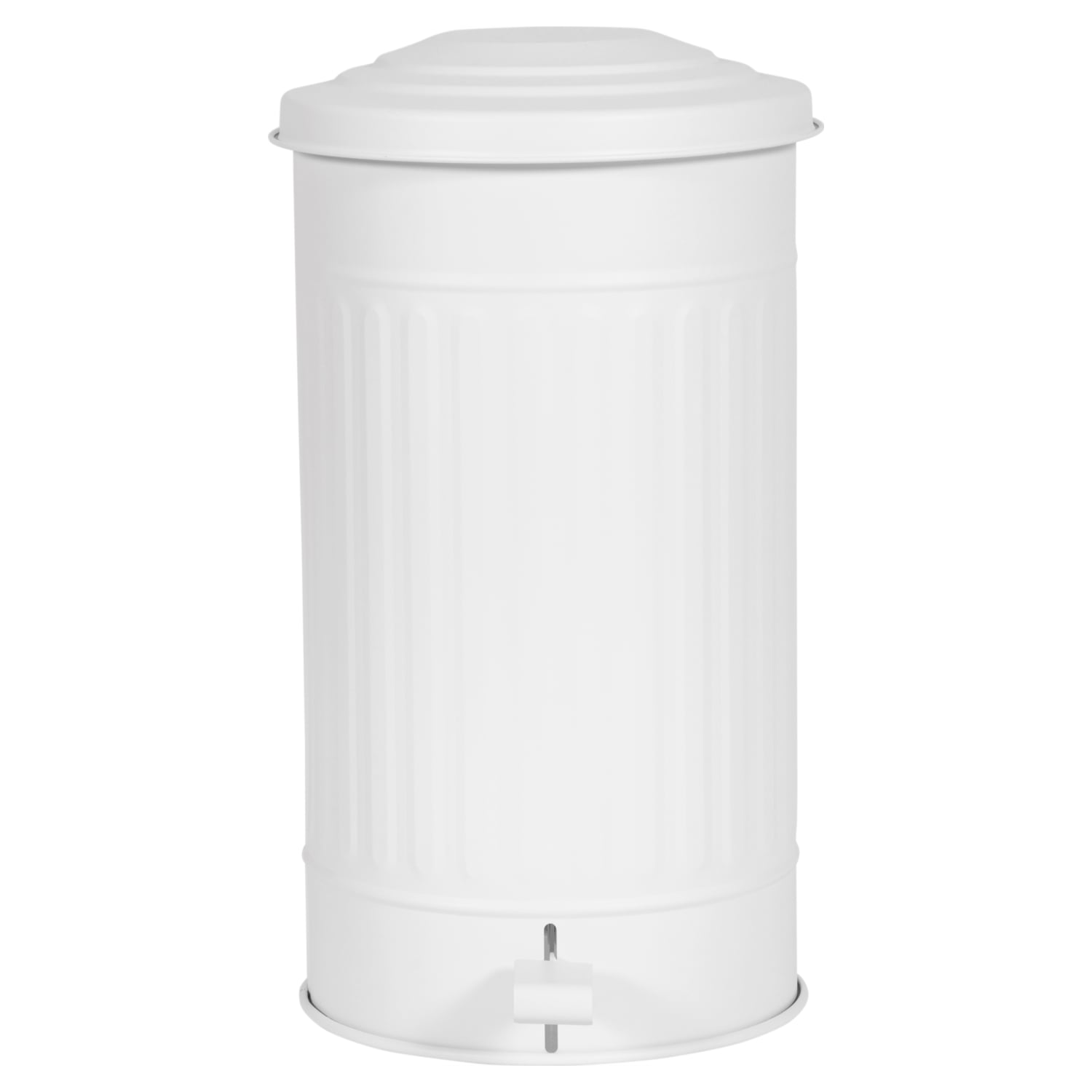 PEDALLI MAT BEYAZ ÇÖP KOVASI 24 LT