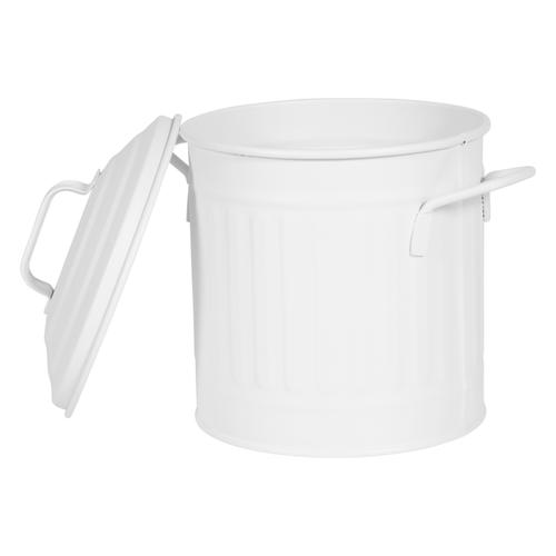  MINI ÇÖP KOVASI MAT BEYAZ 3,5 LT