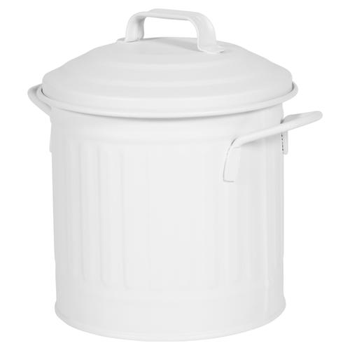  MINI ÇÖP KOVASI MAT BEYAZ 3,5 LT