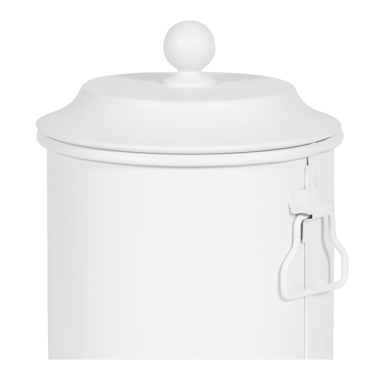 TEZGAHÜSTÜ ÇÖP KOVASI MAT BEYAZ