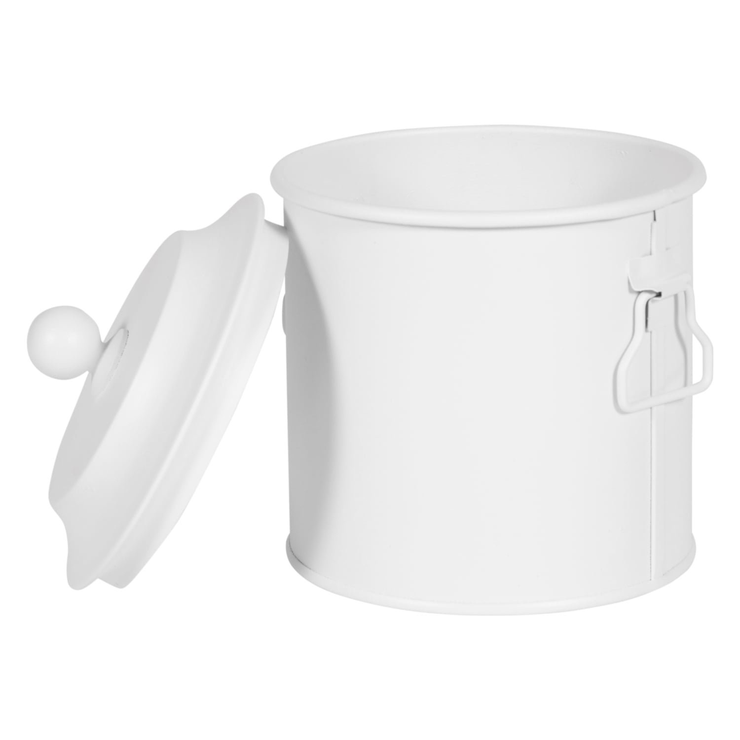 TEZGAHÜSTÜ ÇÖP KOVASI MAT BEYAZ