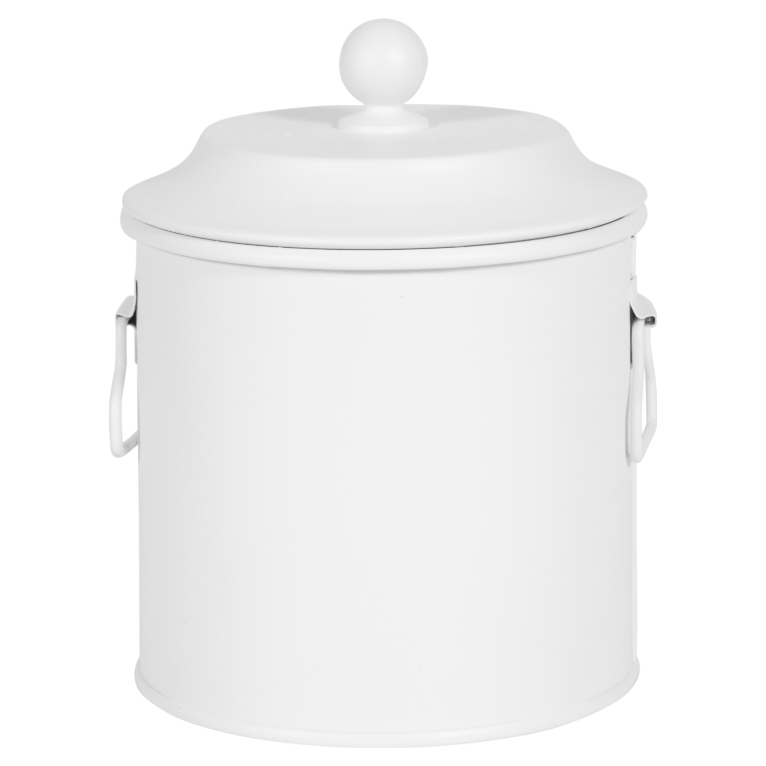 TEZGAHÜSTÜ ÇÖP KOVASI MAT BEYAZ