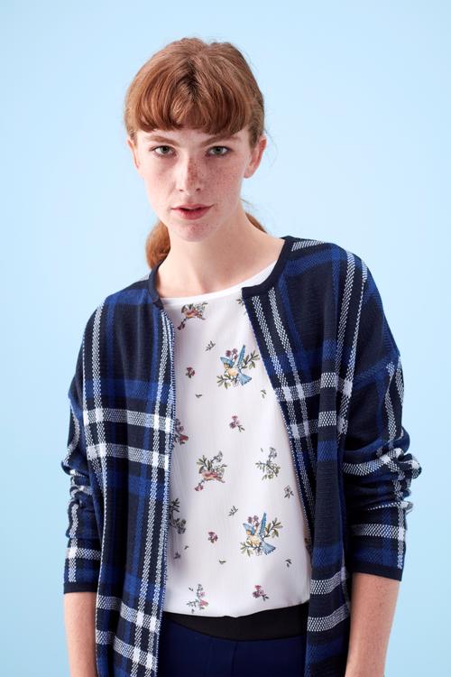  ÇİZGİLİ AÇIK YAKA UZUN HIRKA