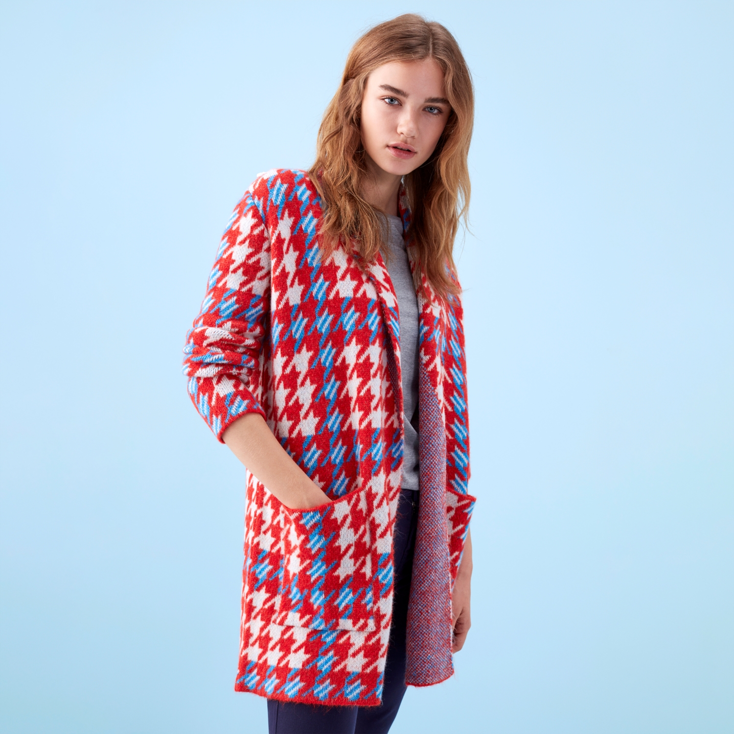 DESENLİ TRİKO HIRKA