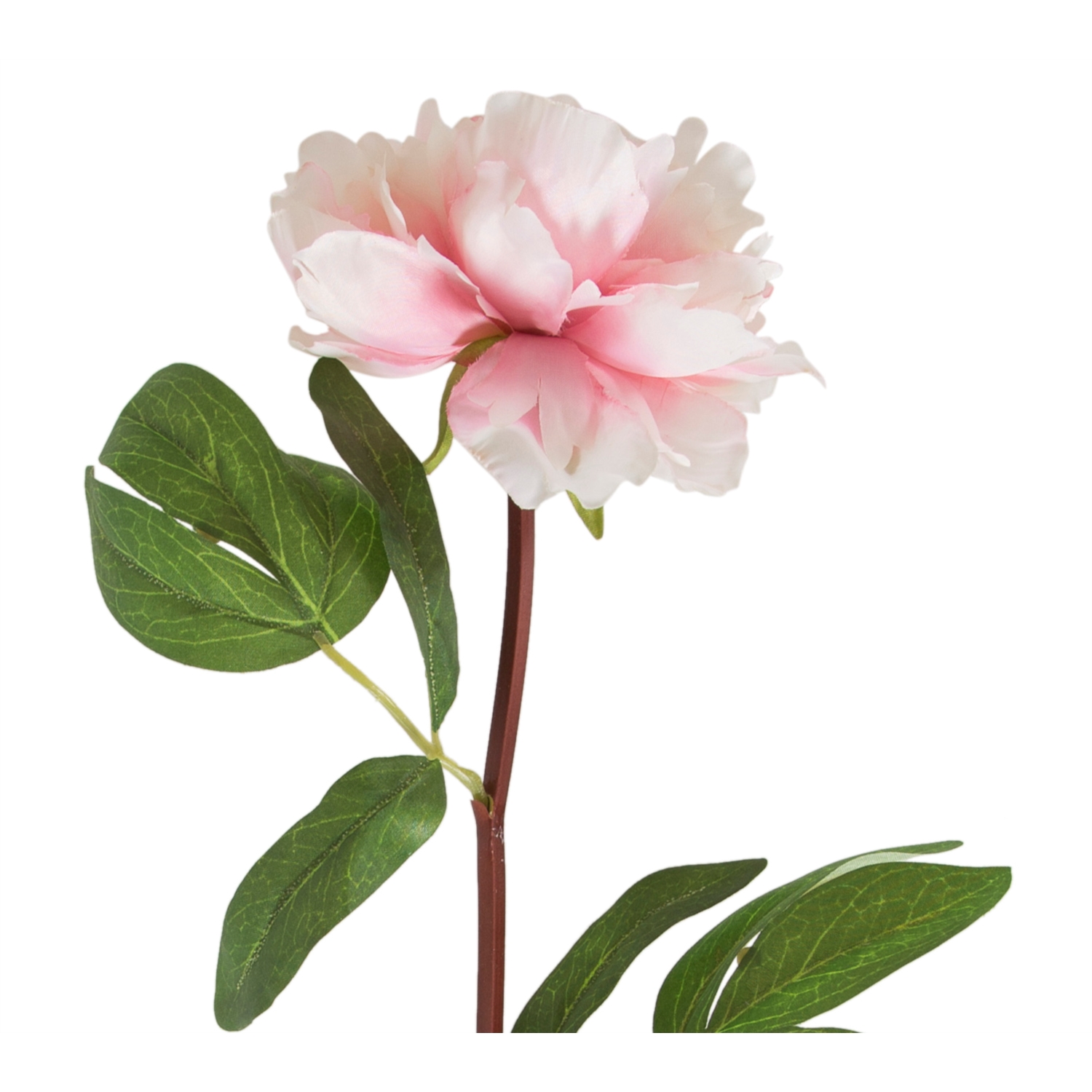 PEONY TEK DAL ÇİÇEK 47CM PEMBE
