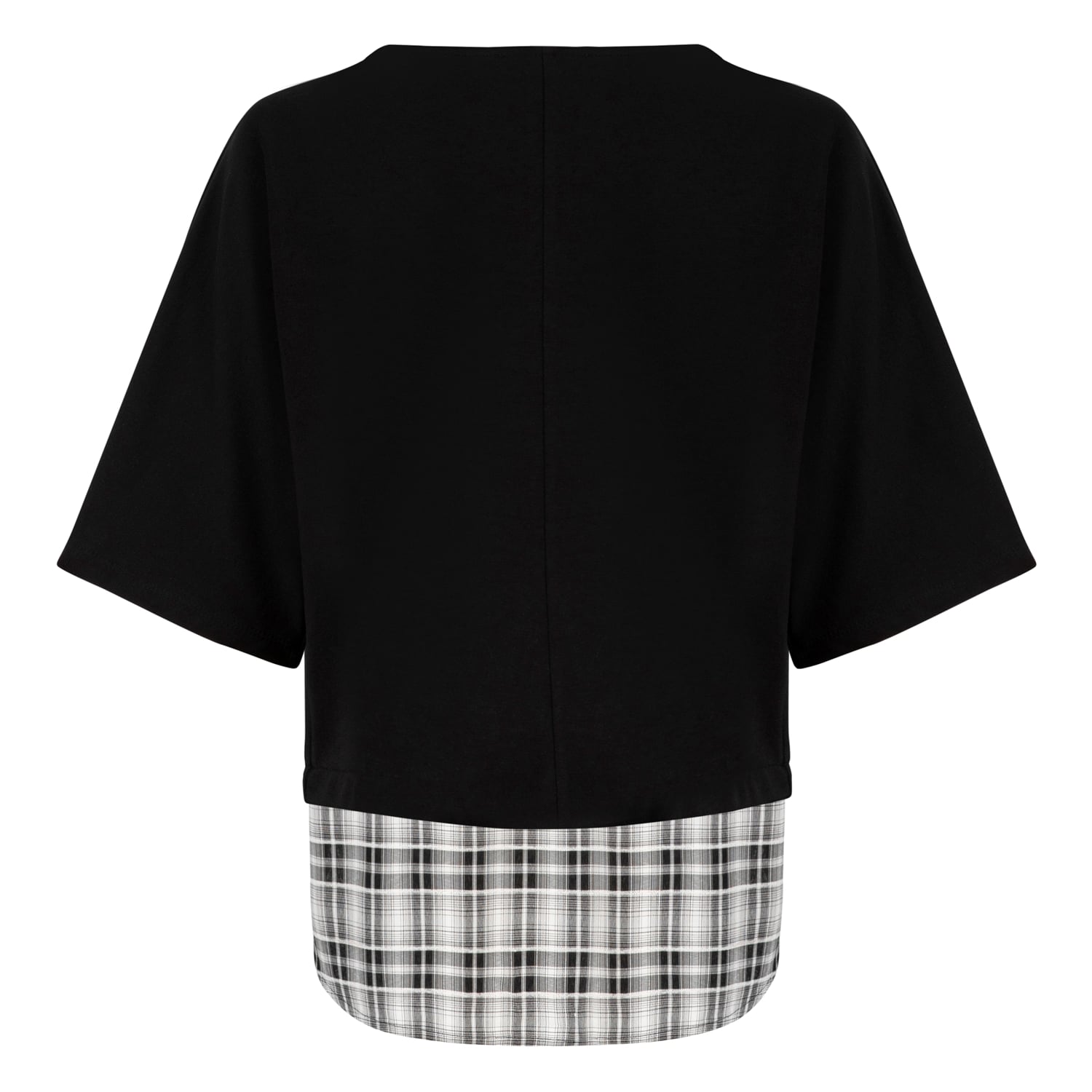 GÖMLEK DETAYLI BİSİKLET YAKA SWEATSHİRT