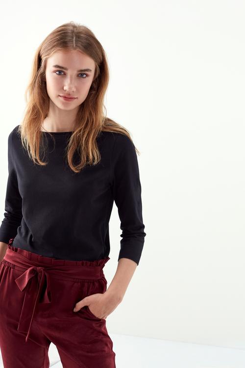  3/4 KOL PAMUKLU BASİC BLUZ