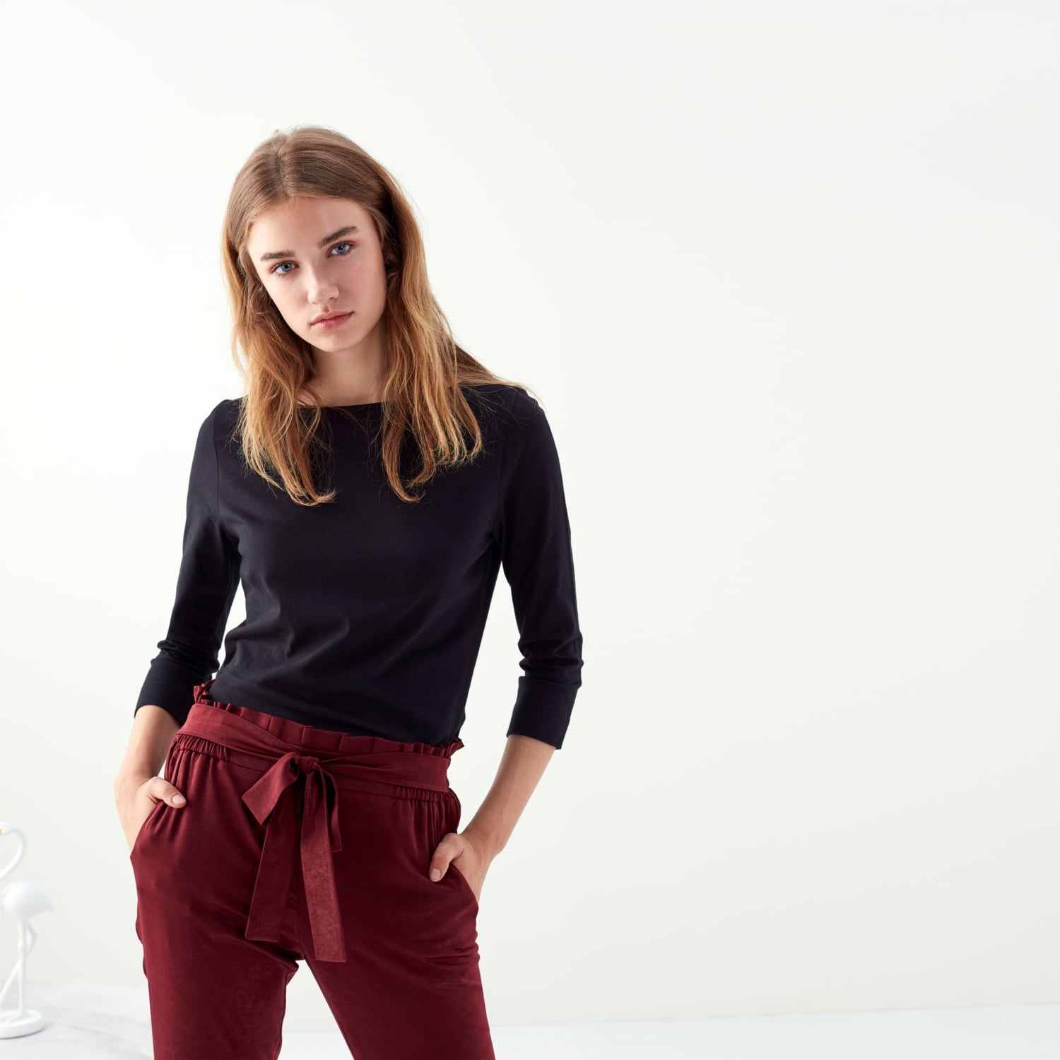 3/4 KOL PAMUKLU BASİC BLUZ