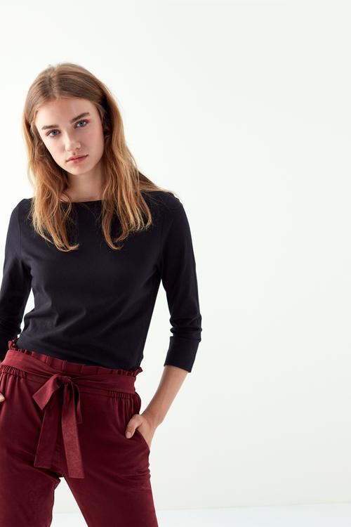  3/4 KOL PAMUKLU BASİC BLUZ