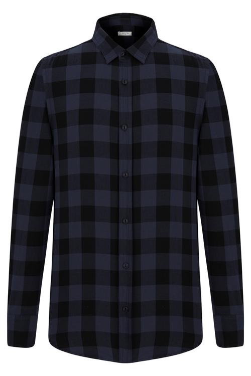  EKOSE DESENLİ GABARDİN REGULAR CASUAL GÖMLEK