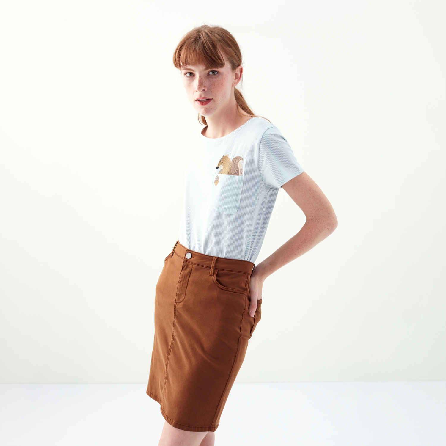 SİNCAP BASKILI BİSİKLET YAKA KISA KOL T-SHİRT