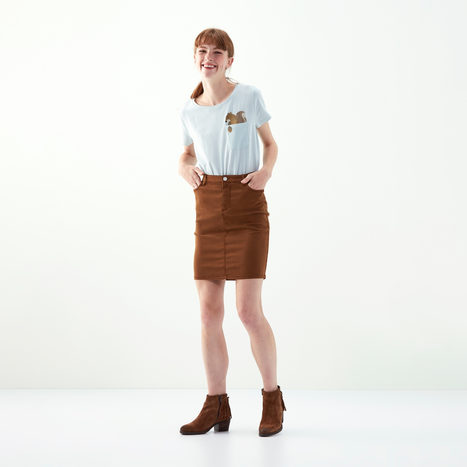 SİNCAP BASKILI BİSİKLET YAKA KISA KOL T-SHİRT