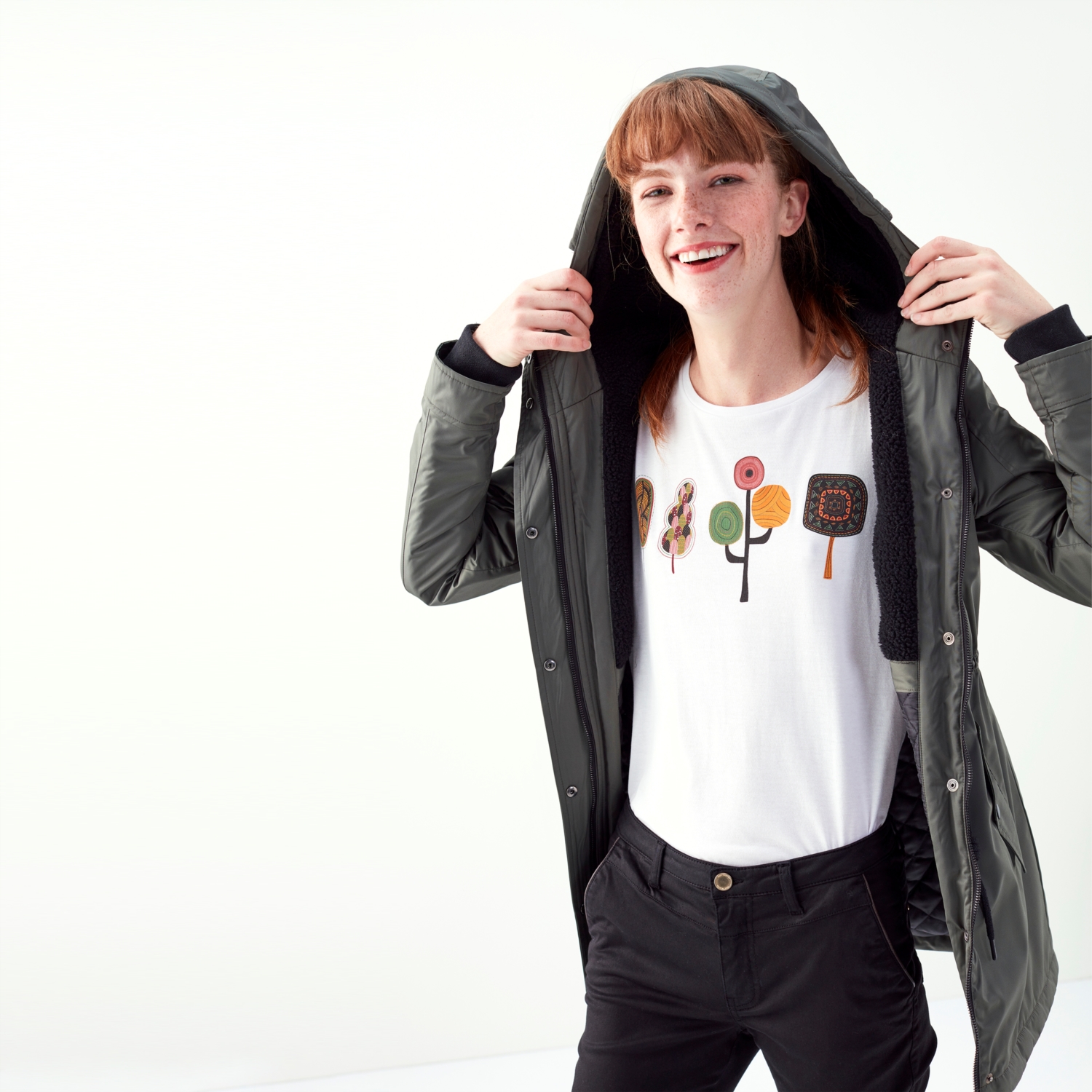 CEP DETAYLI KAPÜŞONLU MONT