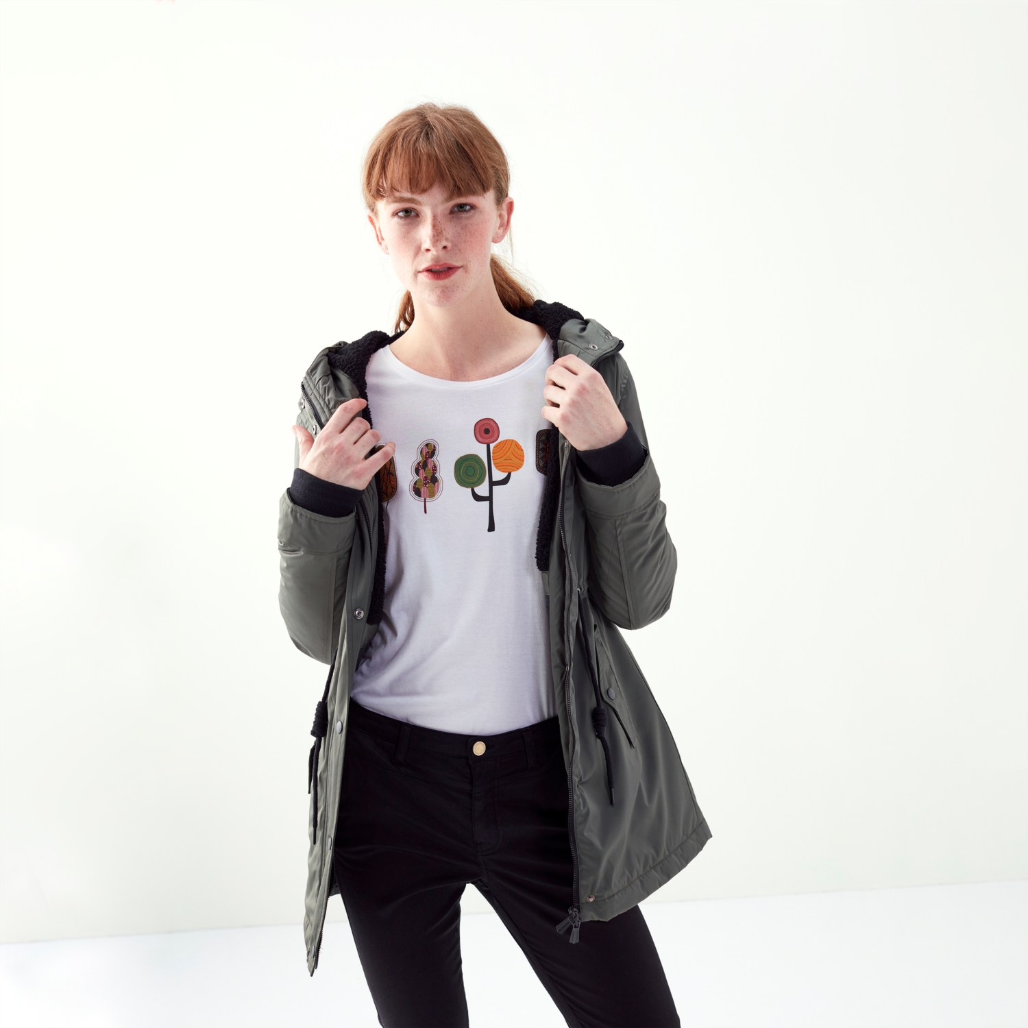 CEP DETAYLI KAPÜŞONLU MONT