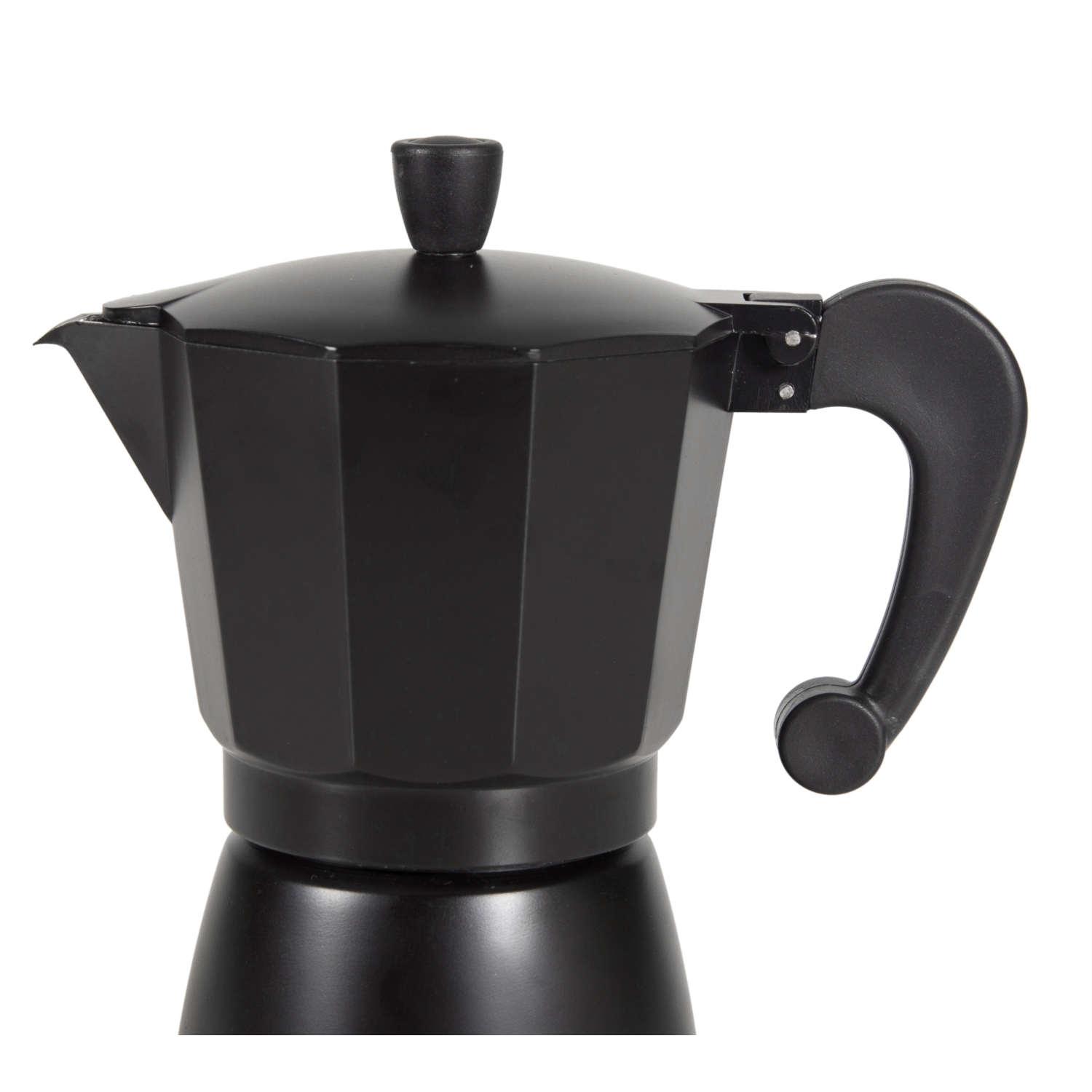 MOKA 6 CUP-BLACK