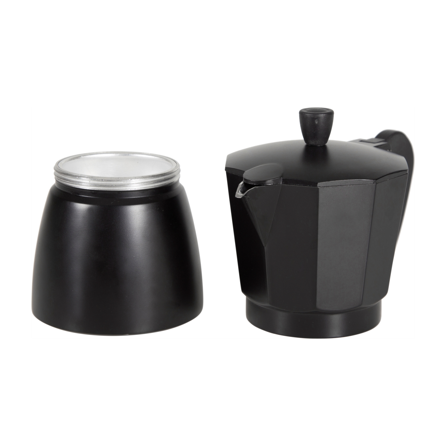 MOKA 6 CUP-BLACK