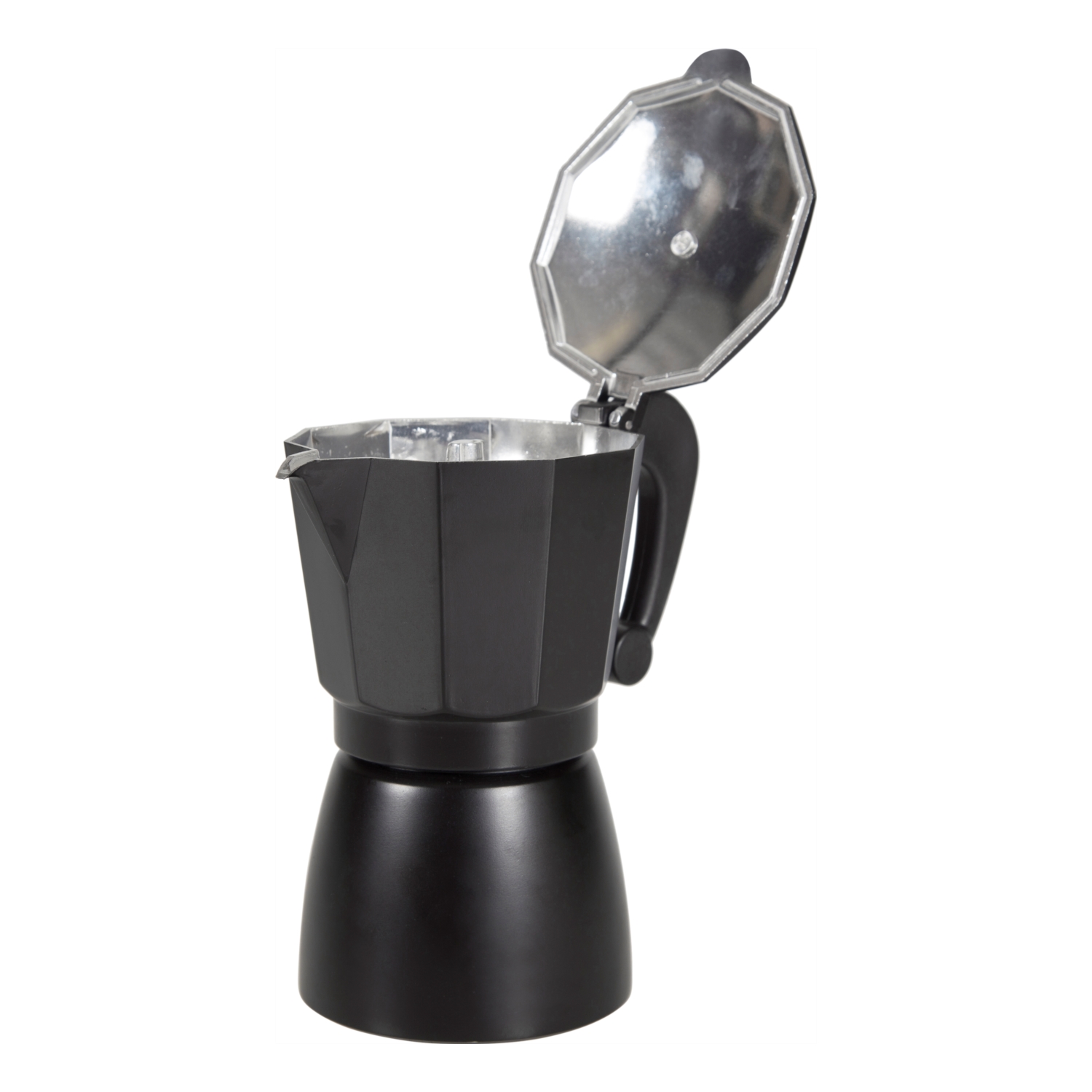 MOKA 6 CUP-BLACK