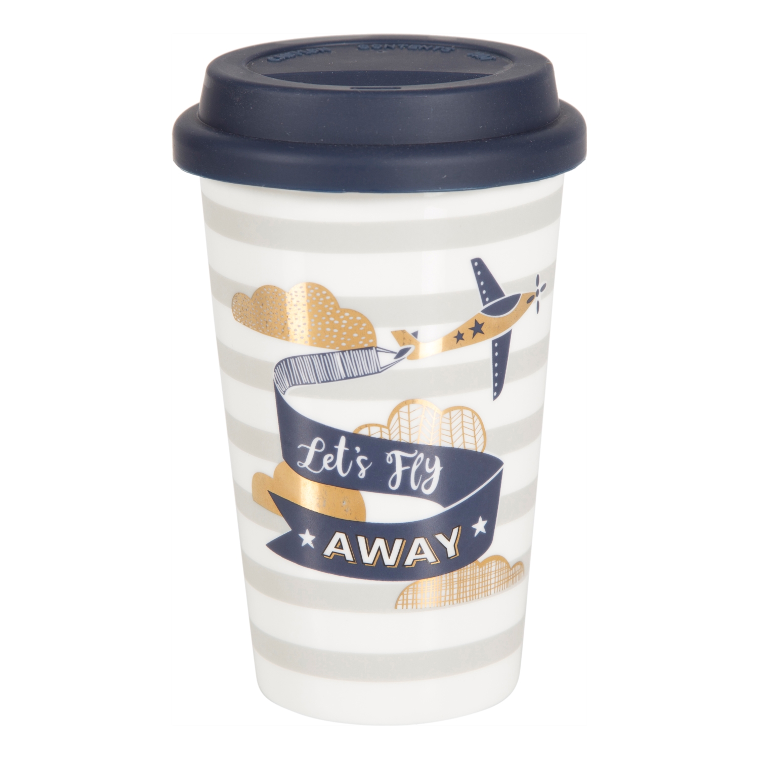 FLY SİLİKON KAPAKLI KUPA 350 ML