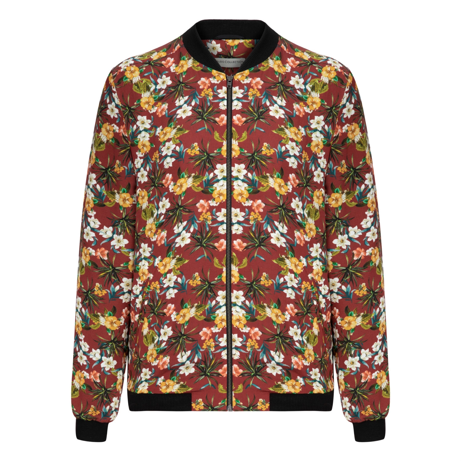 ÇİÇEK DESENLİ BOMBER CEKET