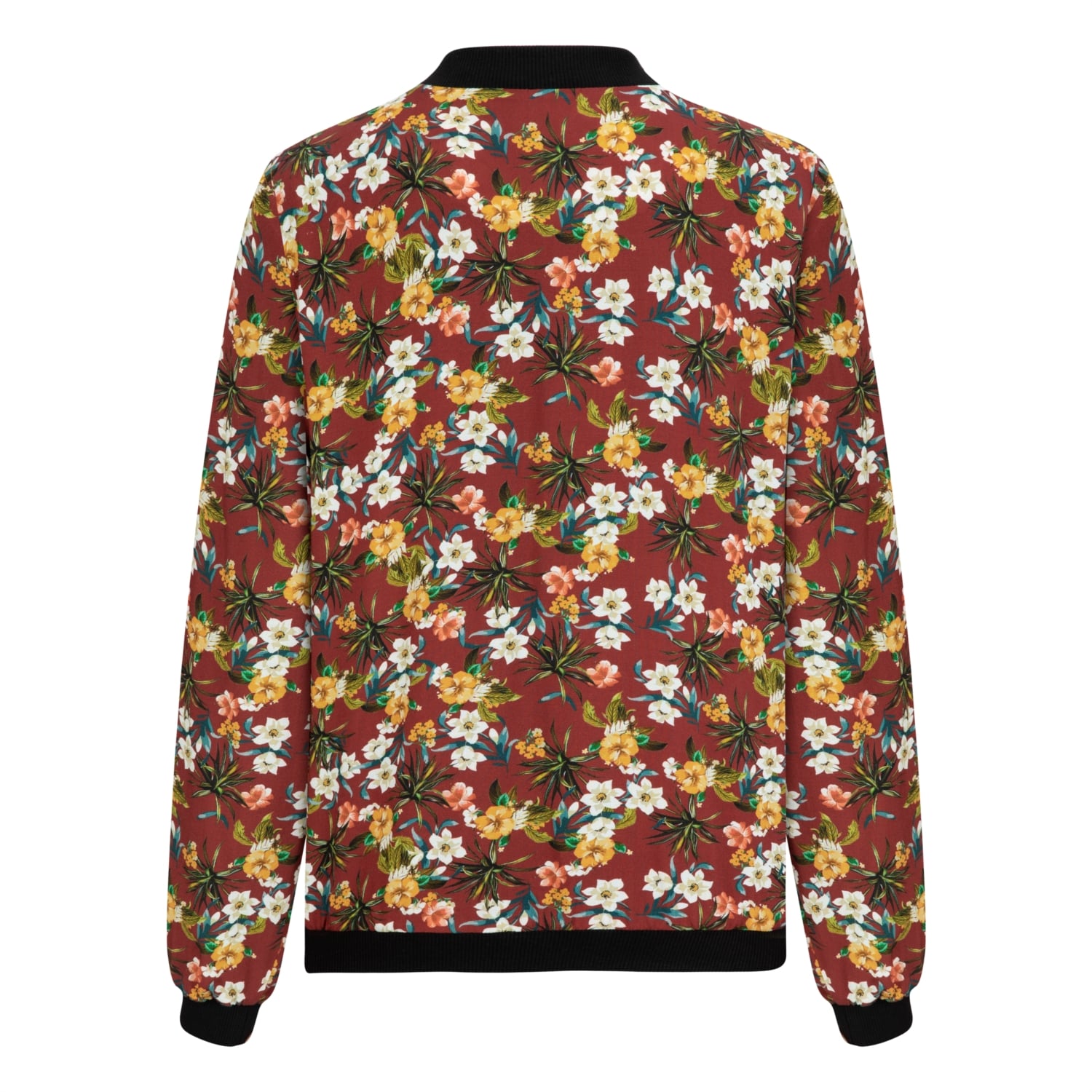 ÇİÇEK DESENLİ BOMBER CEKET