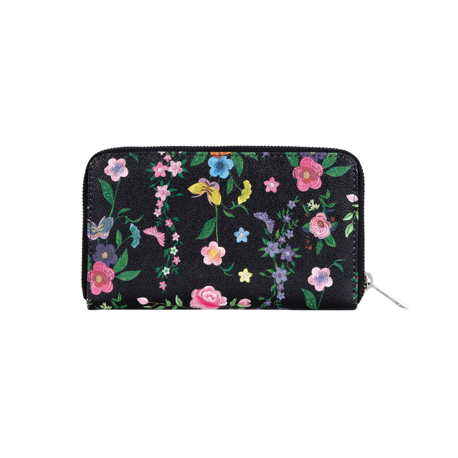 ÇİÇEK DESENLİ BÖLMELİ CÜZDAN