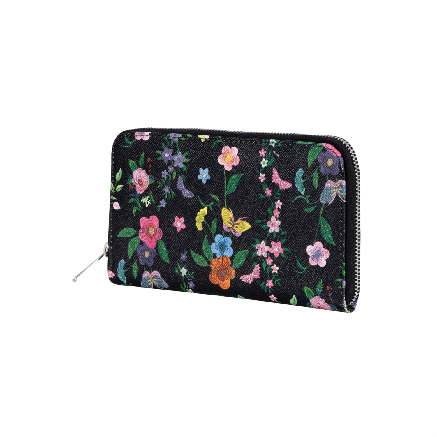 ÇİÇEK DESENLİ BÖLMELİ CÜZDAN