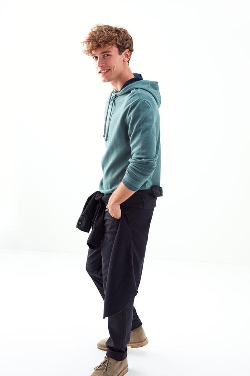  KAPÜŞONLU PAMUKLU SWEATSHİRT