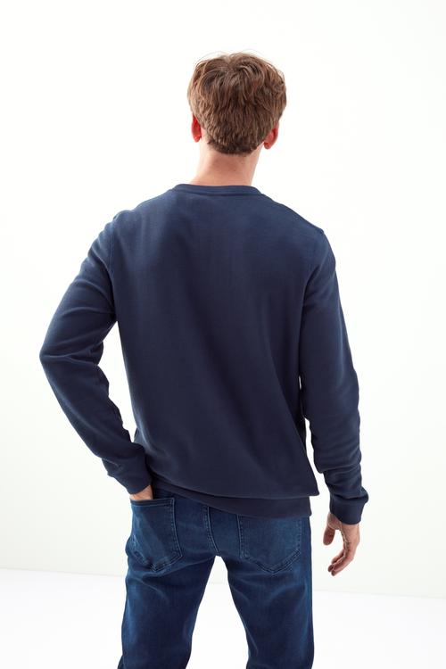  BİSİKLET YAKA PAMUKLU SWEATSHİRT