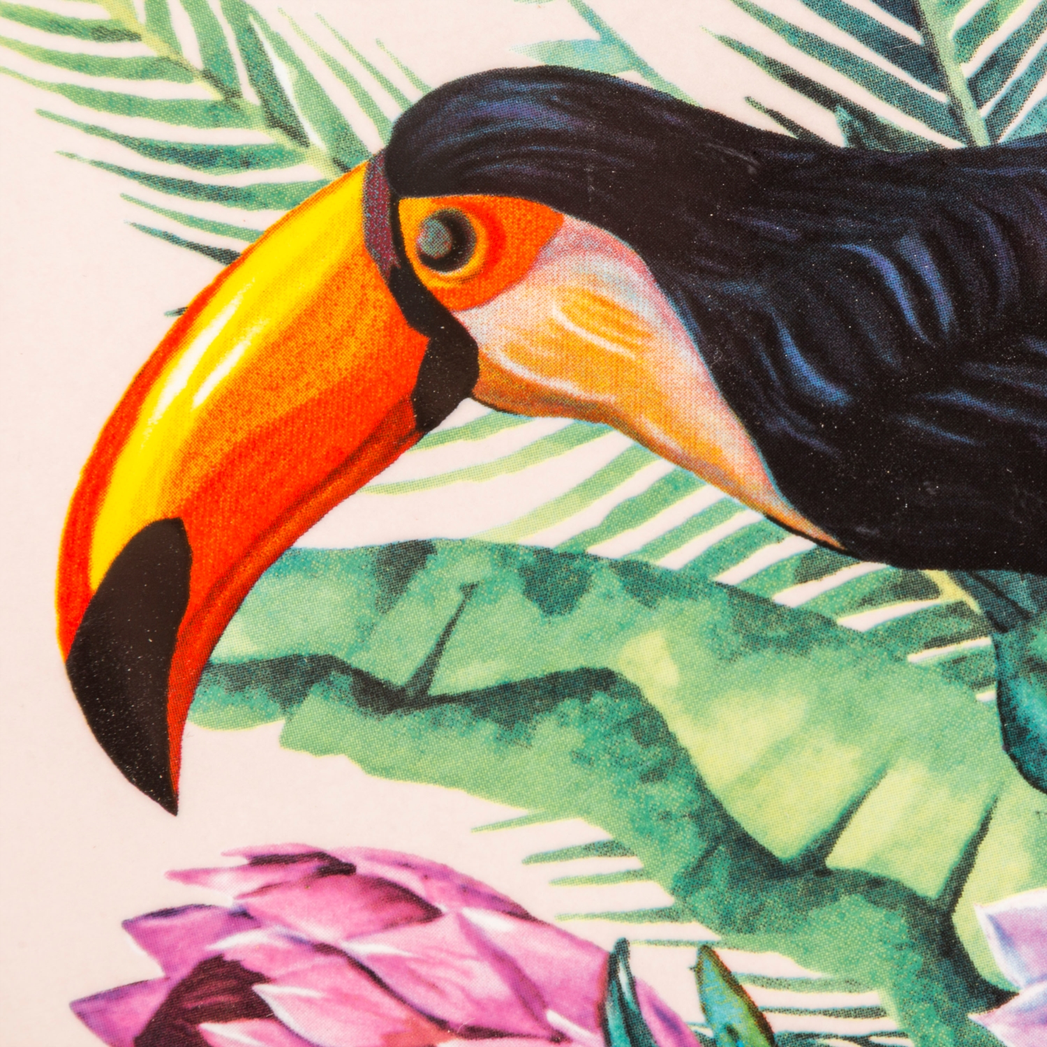 FLORAL TUCAN PASTA TABAĞI 21 CM