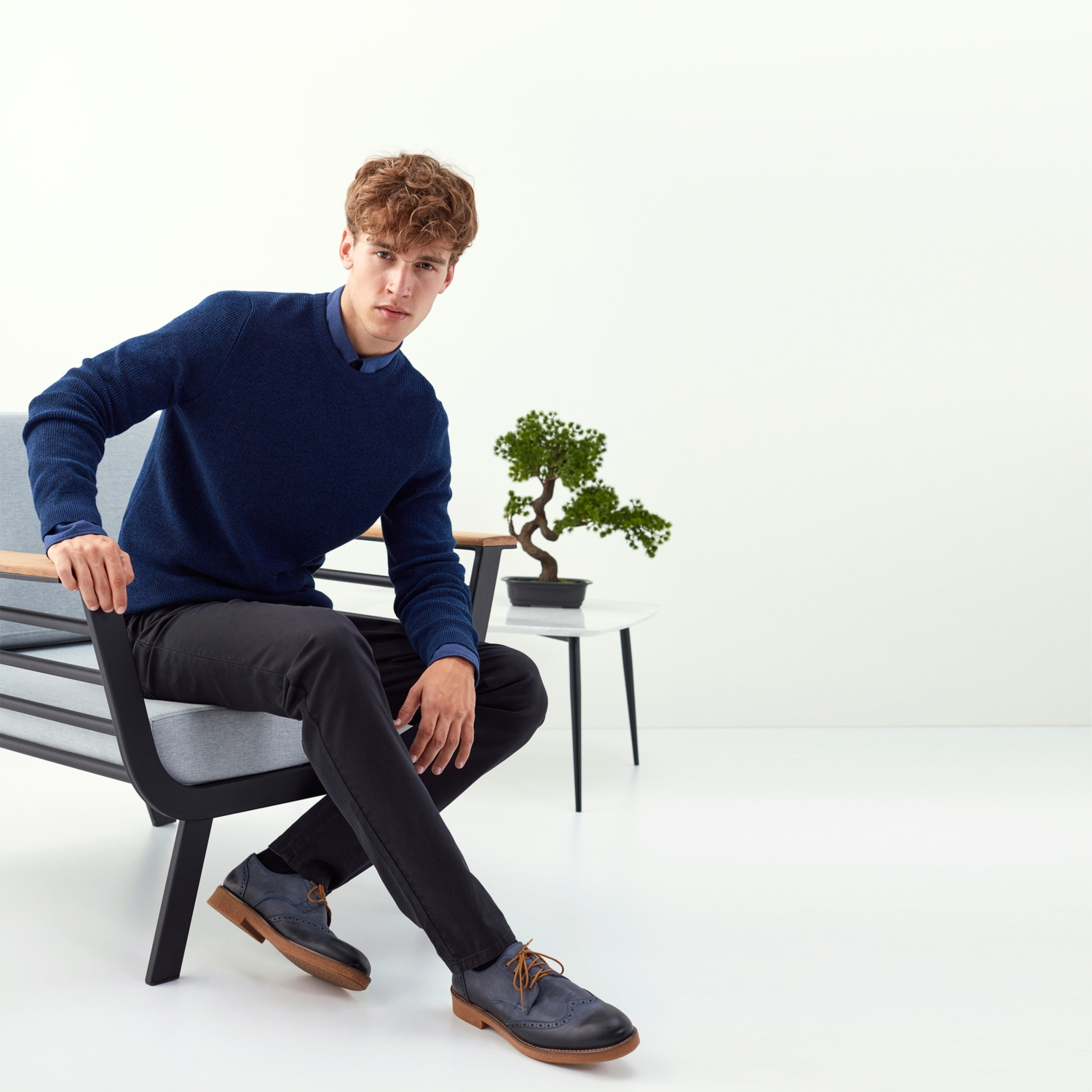 BİSİKLET YAKA KAZAK