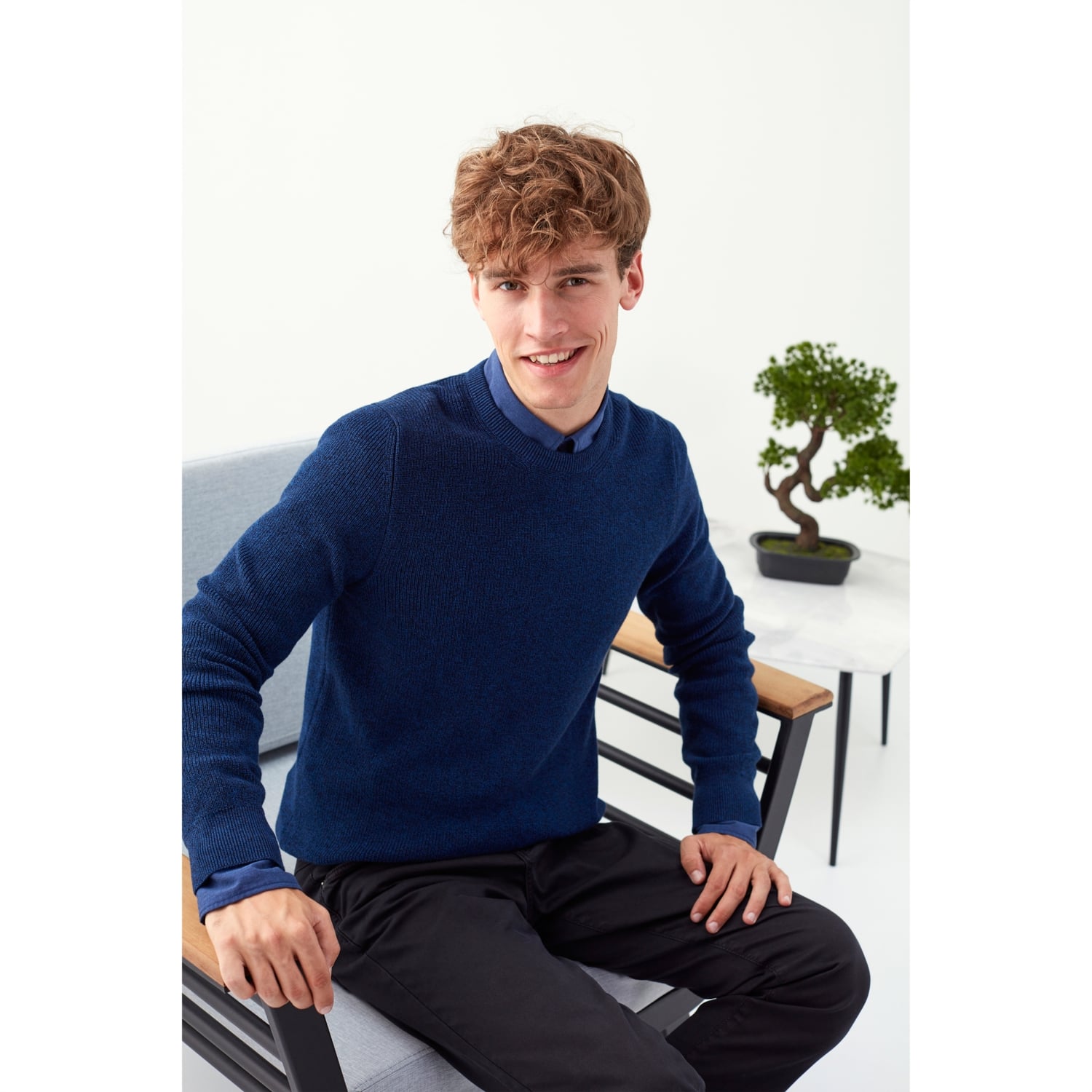 BİSİKLET YAKA KAZAK