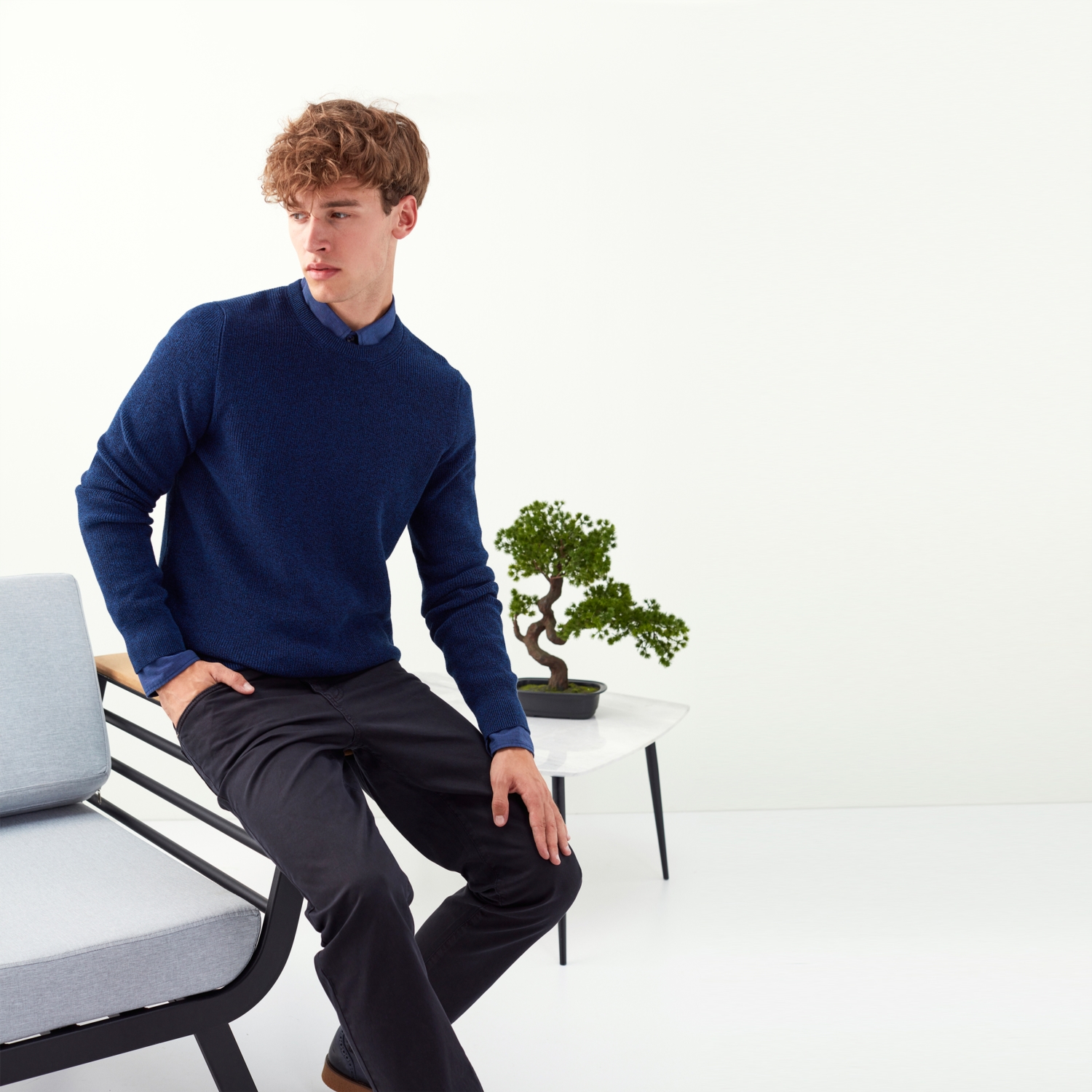 BİSİKLET YAKA KAZAK