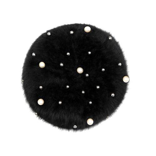  BONCUK İŞLEMELİ TÜYLÜ BERE