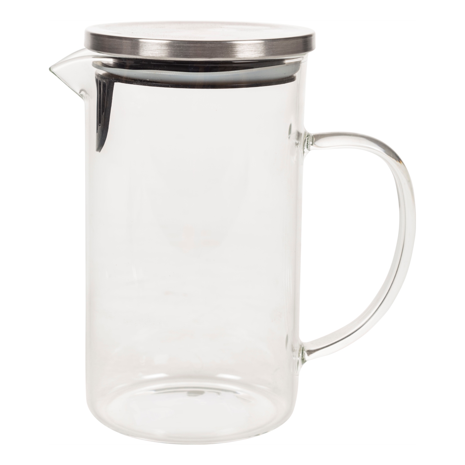 METAL KAPAKLI CAM SÜRAHİ 1 LT